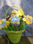 Майстер-клас із рукоділля. Об'ємні квіти з пряжі, зв'язані гачком