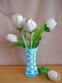 Білі тюльпани дарує нам весна. Виготовлення квітів з пластикових ложок своїми руками. Майстер - клас