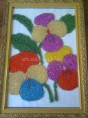 Майстер - клас. Аплікація з бісеру 