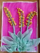 Майстер-клас. Об'ємна аплікація по темі: Весняні квіти