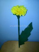 Кульбаба з креповой папери. Майстер-клас